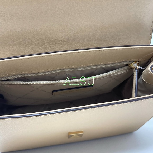 Michael Kors Mott MD TH Satchel Leather Bisque - Picture 10 of 14